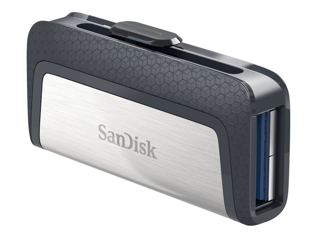 SanDisk Ultra Dual - Clé USB - 256 Go - USB 3.1 / USB-C - SDDDC2-256G-G46 - Lecteurs flash