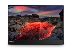 Lenovo ThinkVision M14t Gen 2 - Écran LED - 14" - portable - écran tactile - 2240 x 1400 - IPS - 300 cd/m² - 1500:1 - 6 ms - 2xUSB-C - noir corbeau - 63FDUAT6WL - Écrans d'ordinateur