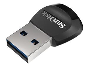 Sandisk MobileMate - Lecteur de carte (microSDHC UHS-I, microSDXC UHS-I) - USB 3.0 - SDDR-B531-GN6NN - Lecteurs de cartes