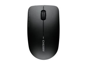 CHERRY MW 2400 - Souris - droitiers et gauchers - optique - 3 boutons - sans fil - 2.4 GHz - récepteur sans fil USB - noir - JW-0710-2 - Souris