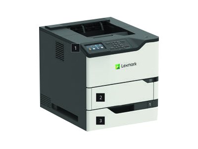 Lexmark M5255 - Imprimante - Noir et blanc - Recto-verso - laser - A4/Legal - 1200 x 1200 ppp - jusqu'à 52 ppm - capacité : 650 feuilles - USB 2.0, Gigabit LAN, hôte USB 2.0 - 50G0714 - Imprimantes laser monochromes