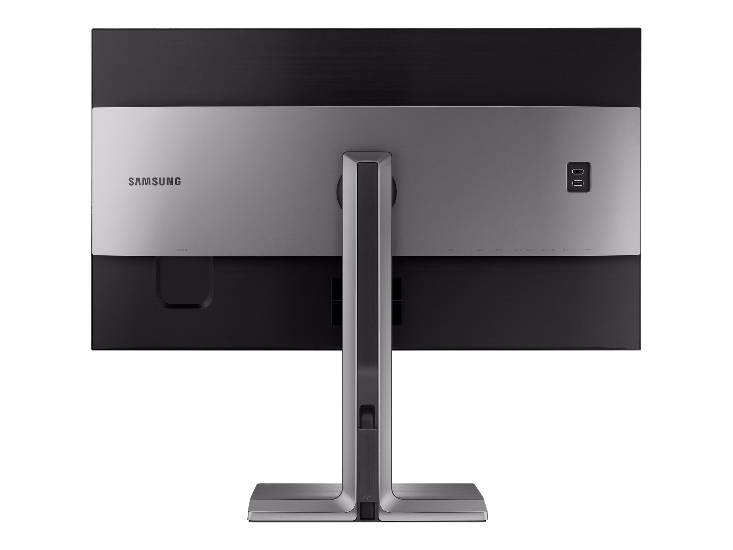 Samsung U32D970Q - UD970 Series - écran LED - 31.5" - 3840 x 2160 4K UHD (2160p) @ 60 Hz - Plane to Line Switching (PLS) - 350 cd/m² - 1000:1 - 8 ms - HDMI, DVI-D, DisplayPort - noir mat, titan argenté - LU32D97KQSR/EN - Écrans d'ordinateur