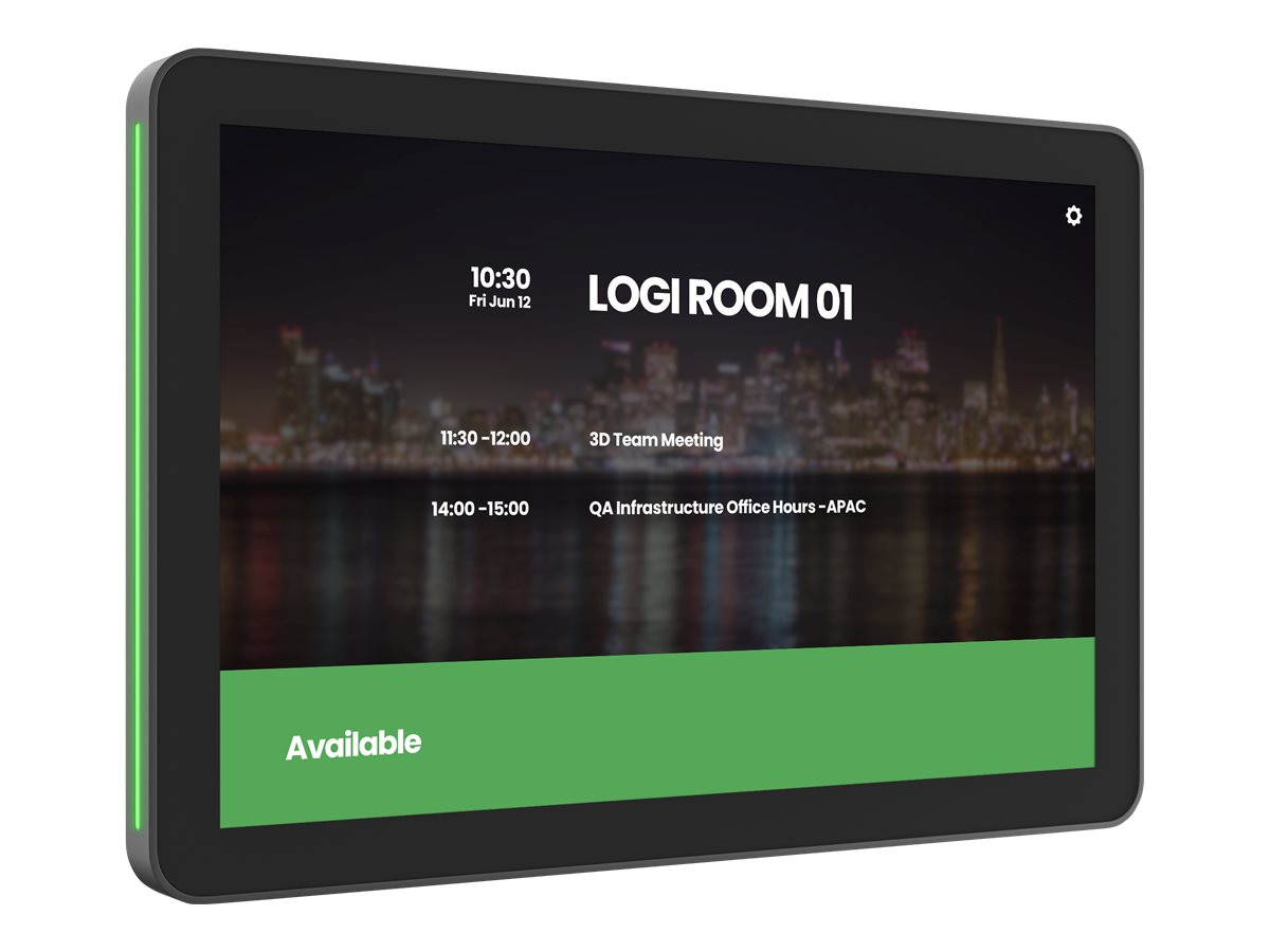 Logitech Tap Panneau de planification spécialement conçu pour les salles de réunion - Appareil de vidéoconférence - certifié Zoom, Certifié pour Microsoft Teams - graphite - 952-000091 - Audio et visioconférences
