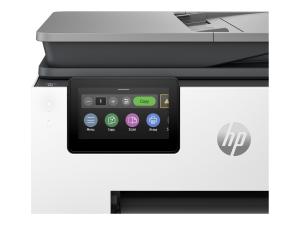 HP Officejet Pro 9135e All-in-One - Imprimante multifonctions - couleur - jet d'encre - Legal (216 x 356 mm) (original) - A4/Legal (support) - jusqu'à 23 ppm (copie) - jusqu'à 25 ppm (impression) - 250 feuilles - 33.6 Kbits/s - USB 2.0, LAN, hôte USB 2.0, Wi-Fi(ac), Bluetooth - ciment - 404M6B#629 - Imprimantes multifonctions