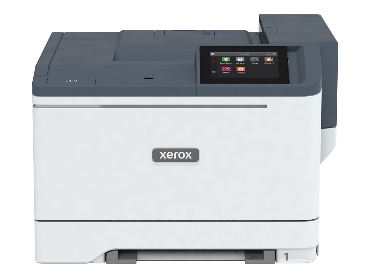 Xerox C410V/DN - Imprimante - couleur - Recto-verso - laser - A4/Legal - 1200 x 1200 ppp - jusqu'à 40 ppm (mono)/jusqu'à 40 ppm (couleur) - capacité : 251 feuilles - USB, Gigabit LAN, hôte USB 2.0 - C410V_DN - Imprimantes laser couleur