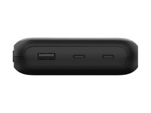 Belkin BoostCharge Pro - Banque d'alimentation - 20000 mAh - 65 Watt - Fast Charge, PD - 3 connecteurs de sortie (24 pin USB-C, USB) - BPB020btBK - Adaptateurs électriques et chargeurs