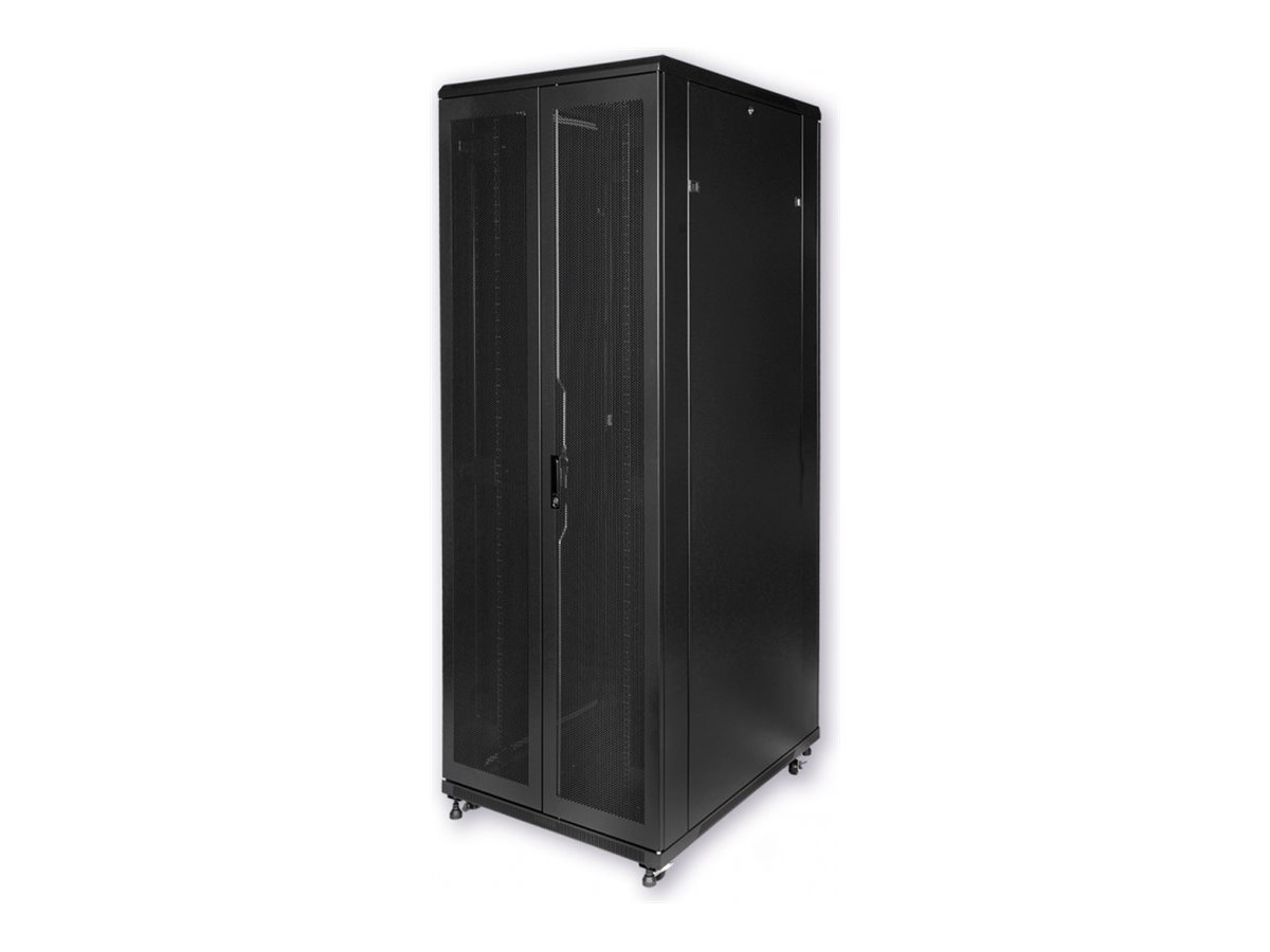 MCL - Rack armoire - l 600, p 1 000 - autonome - noir - 42U - 19" - IC6A99AL60P1042 - Accessoires pour serveur