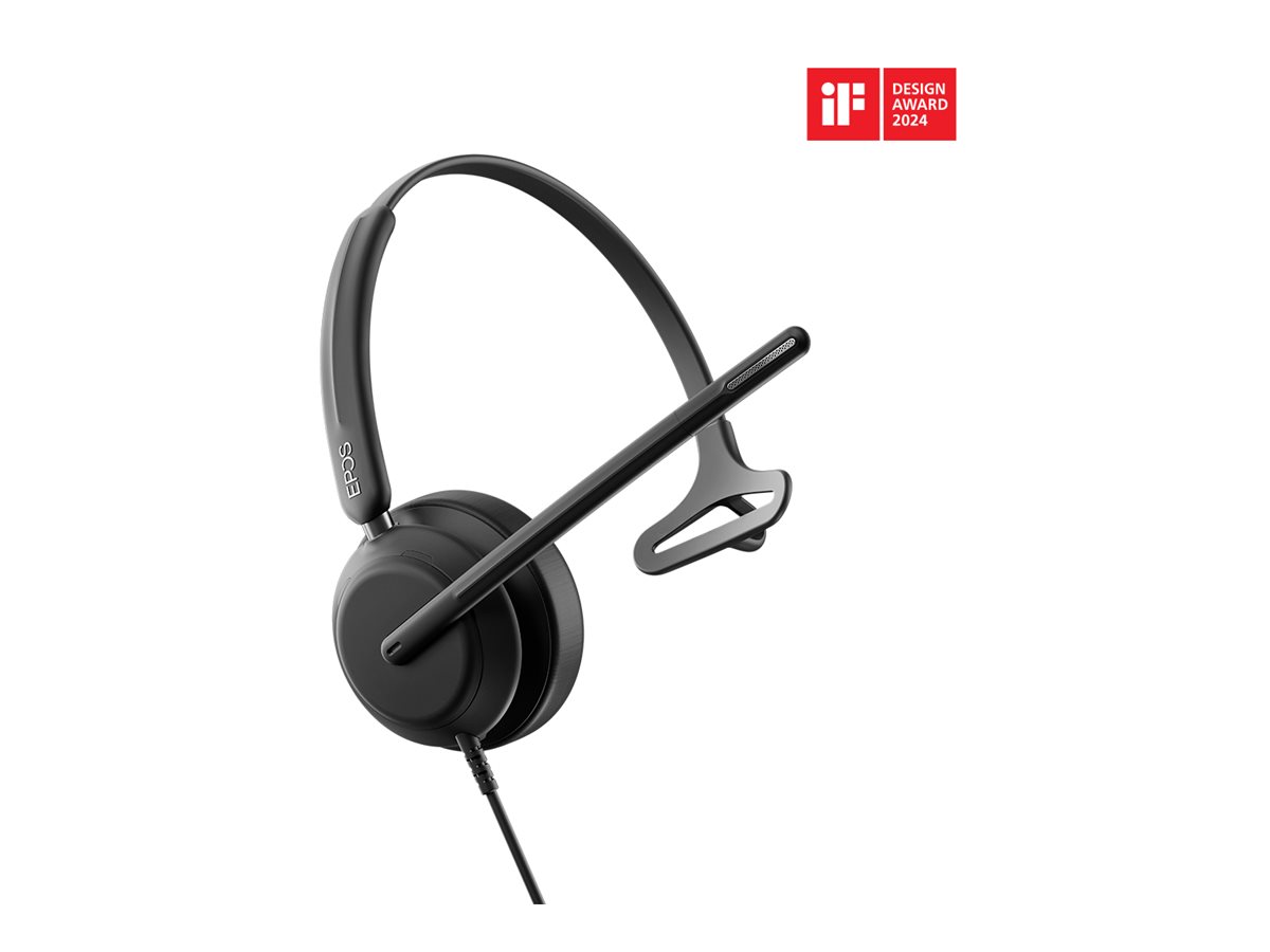 EPOS IMPACT 730T - Micro-casque - sur-oreille - filaire - USB-C - noir - Certifié pour Microsoft Teams - 1001212 - Écouteurs