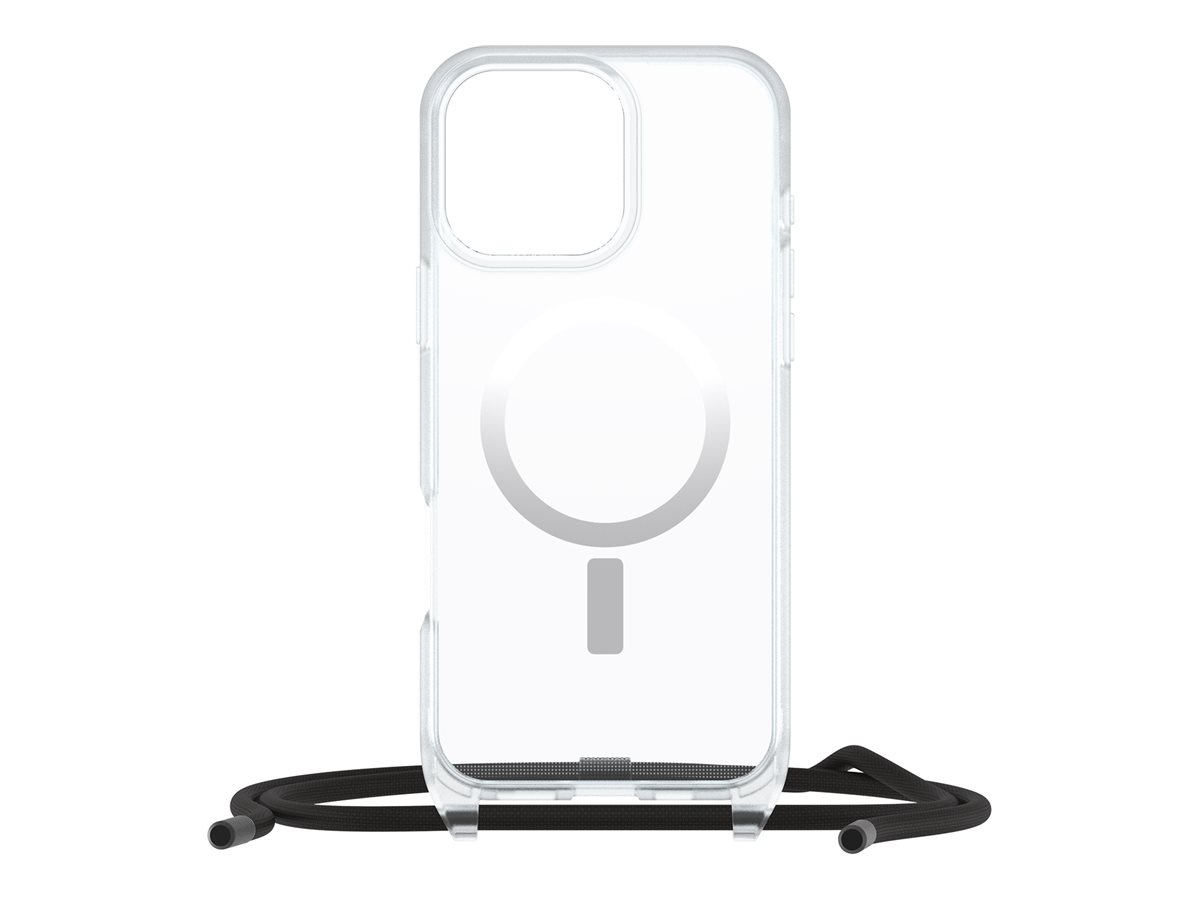 OtterBox React Necklace - Coque de protection pour téléphone portable - compatibilité avec MagSafe - plastique recyclé - clair - pour Apple iPhone 16 Pro Max - 77-96834 - Coques et étuis pour téléphone portable