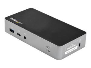 StarTech.com Station d'accueil USB Type-C à double affichage HDMI avec 60W Power Delivery - Pour Mac et Windows - 1C et 3A (DK30CHHPDEU) - Station d'accueil - USB-C 3.1 - 2 x HDMI - 1GbE - 90 Watt - DK30CHHPDEU - Stations d'accueil pour ordinateur portable