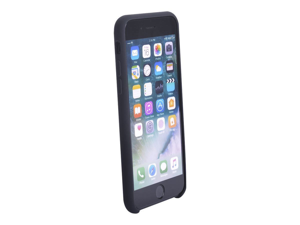 BIGBEN Connected - Coque de protection pour téléphone portable - noir - pour Apple iPhone 7, 8 - COVSOFTIP7BL - Coques et étuis pour téléphone portable