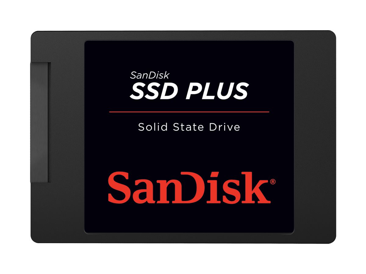 SanDisk SSD PLUS - SSD - 480 Go - interne - 2.5" - SATA 6Gb/s - SDSSDA-480G-G26 - Disques SSD