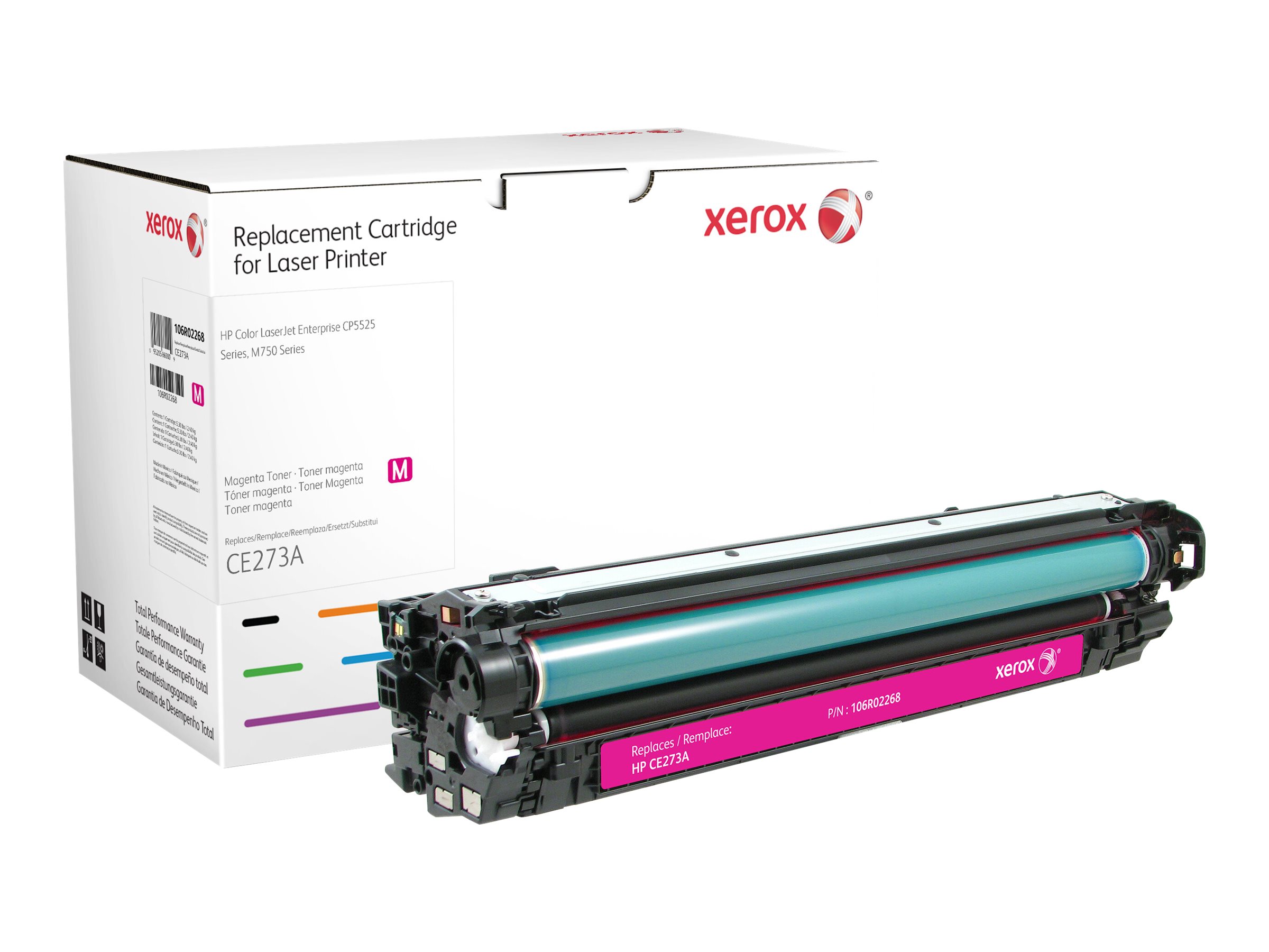 Xerox - Magenta - compatible - cartouche de toner (alternative pour : HP CE273A) - pour HP Color LaserJet Enterprise CP5520, CP5525, M750 - 106R02268 - Autres cartouches de toner