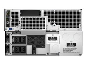 APC Smart-UPS SRT 8000VA RM - Onduleur (rack-montable) - CA 230 V - 8000 Watt - 8000 VA - Ethernet 10/100, USB - connecteurs de sortie : 14 - 6U - noir - pour P/N: AR2487G, AR3100W, AR3105SP, AR3105W, AR3155W, AR3305W, AR3355SP, AR3355W, NBWL0356A - SRT8KRMXLI - UPS montables sur rack