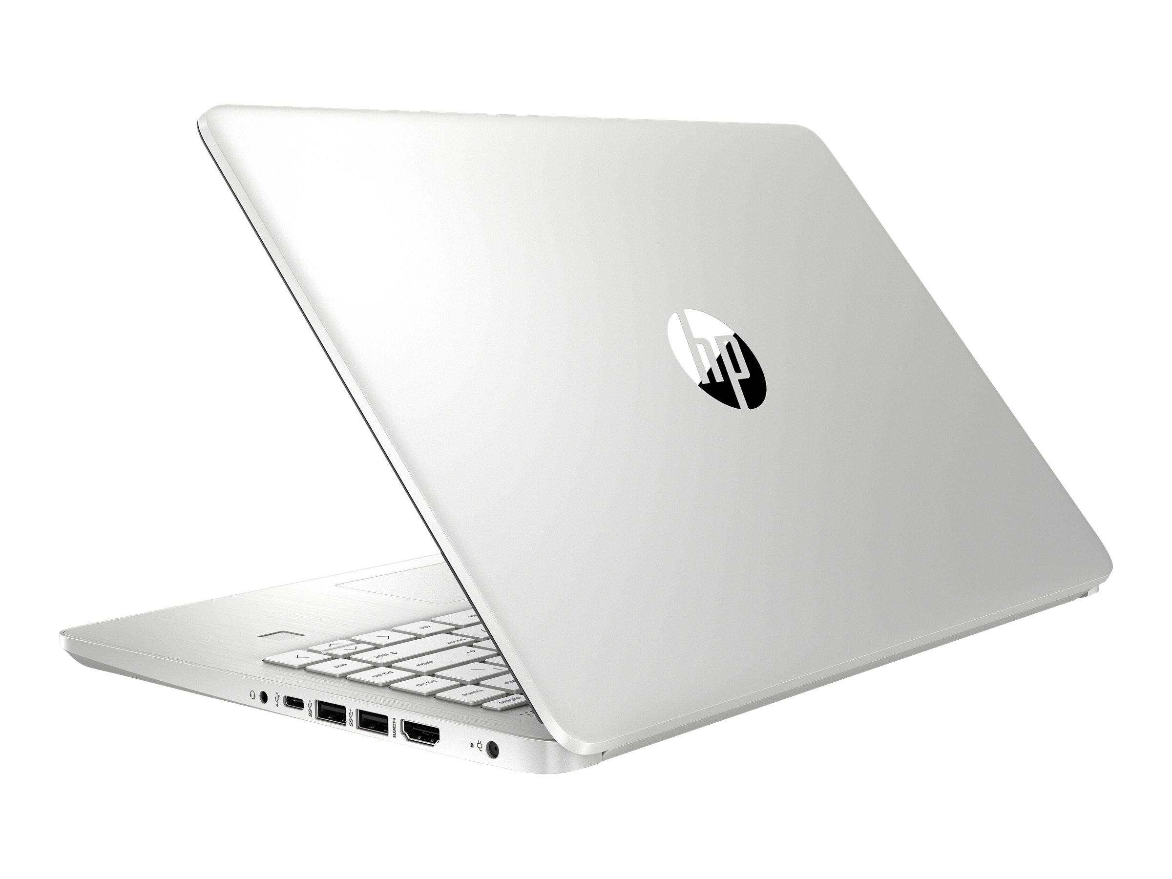 HP Laptop 14s-fq1020nf - AMD Ryzen 5 - 5500U / jusqu'à 4 GHz - Win 11 Home - Radeon Graphics - 8 Go RAM - 512 Go SSD NVMe - 14" 1920 x 1080 (Full HD) - IEEE 802.11b, IEEE 802.11a, IEEE 802.11g, IEEE 802.11n, IEEE 802.11ac, Bluetooth 4.2 - Wi-Fi 5 - argent naturel - clavier : Français - 617T0EA#ABF - Ordinateurs portables