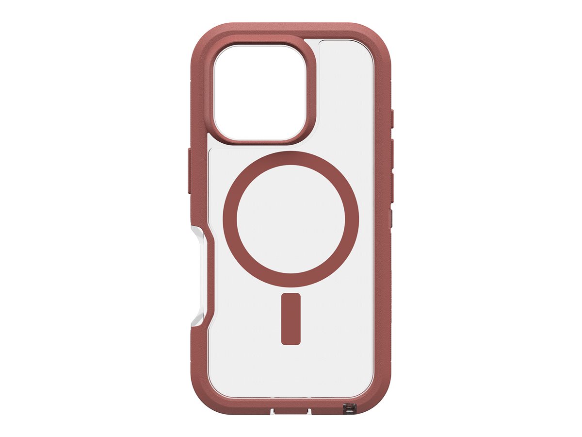 OtterBox Defender Series XT - Coque de protection pour téléphone portable - compatibilité avec MagSafe - rouge brique - pour Apple iPhone 16 Pro - 77-96116 - Coques et étuis pour téléphone portable