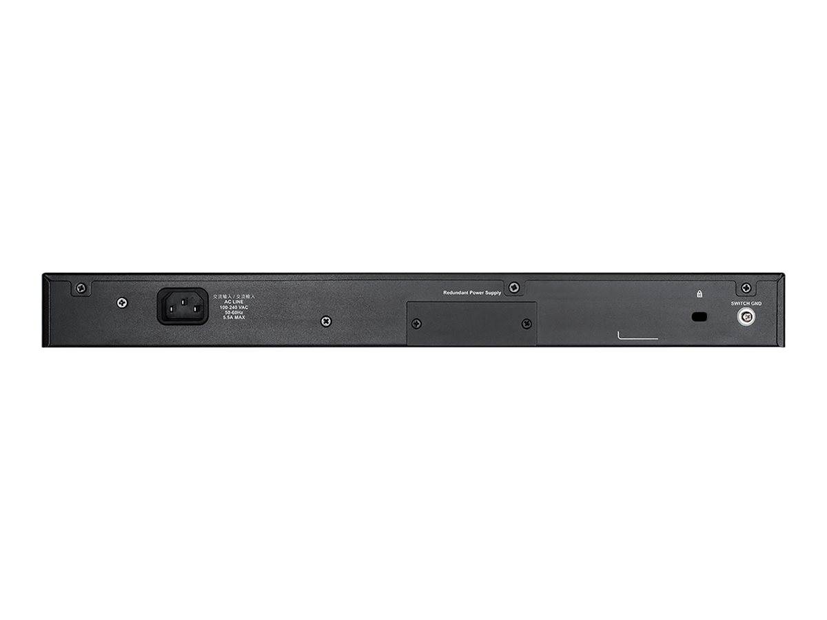 D-Link DGS 1510-52XMP - Commutateur - C3 - intelligent - 48 x 10/100/1000 (PoE+) + 4 x 10 Gigabit SFP+ - de bureau, Montable sur rack - PoE+ (370 W) - DGS-1510-52XMP/E - Concentrateurs et commutateurs gigabit