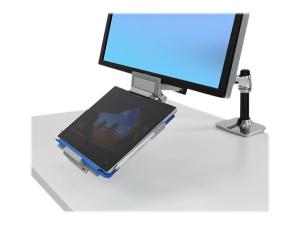 Ergotron Tandem - Kit de montage (bras articulé, support) - pour écran LCD / tablette - aluminium brossé - Taille d'écran : 20"-27" - ordinateur de bureau - 85-046-231 - Montages pour TV et moniteur