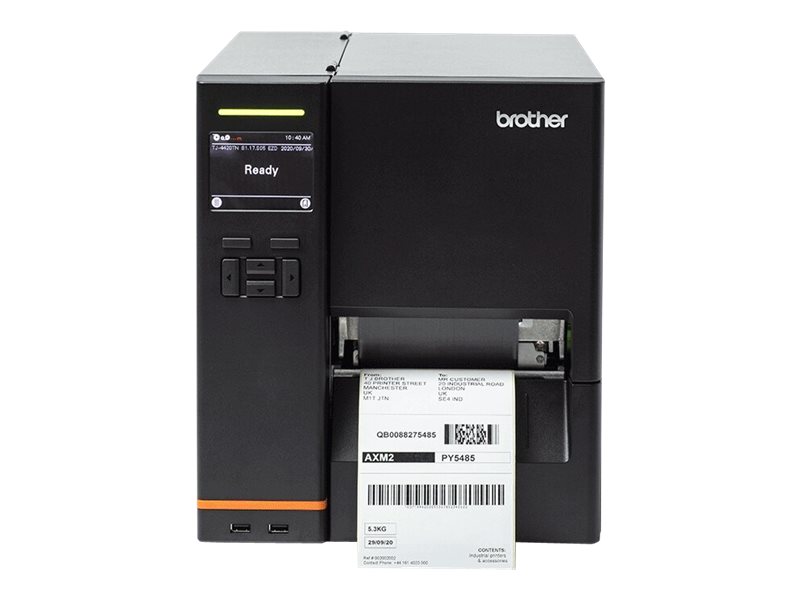 Brother Titan Industrial Printer TJ-4520TN - Imprimante d'étiquettes - thermique direct/transfert thermique - Rouleau (11,4 cm) - 300 ppp - jusqu'à 305 mm/sec - USB 2.0, LAN, série, hôte USB - TJ4520TNZ1 - Imprimantes thermiques
