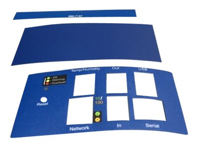 APC Rack PDU label kit - Étiquettes - bleu (pack de 10) - pour P/N: AP8481, AP8830J, AP8832J, AP8833J, AP8863, AP8930J, AP8931, AP8932, AP8966, AP8967 - AP8000BLU - Accessoires pour ordinateur de bureau