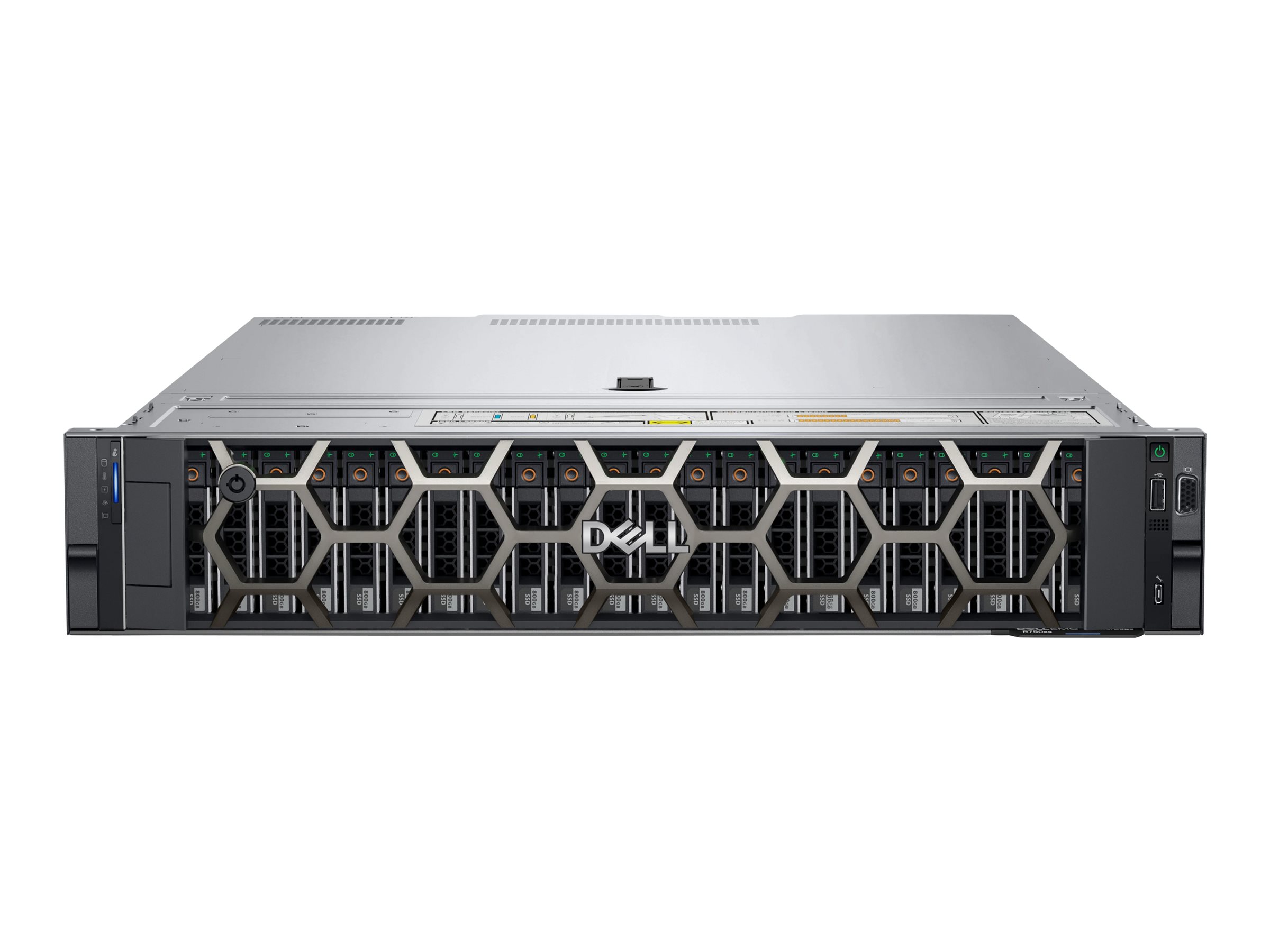 Dell PowerEdge R750xs - Serveur - Montable sur rack 2U - 2 voies - 1 x Xeon Silver 4309Y / jusqu'à 3.6 GHz - RAM 32 Go - SAS - hot-swap 3.5" baie(s) - SSD 480 Go - Matrox G200 - Gigabit Ethernet, 10 Gigabit Ethernet, 25 Gigabit Ethernet - Aucun SE fourni - moniteur : aucun - noir - BTP - Dell Smart Selection, Dell Smart Value - avec 3 ans de support de base avec service sur place le jour ouvrable suivant - DP64C - Serveurs rack