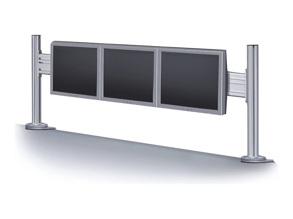Neomounts FPMA-DTB100 - Kit de montage (barre d'outils) - fixé - pour 3 écrans LCD - argent - Taille d'écran : 10"-24" - pinces montables - FPMA-DTB100 - Montages pour TV et moniteur