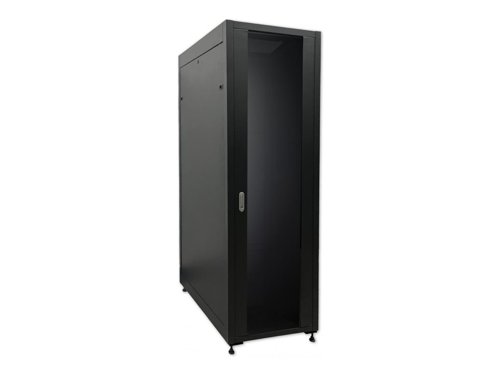 MCL - Rack armoire - l 600, d 800 - autonome - noir - 42U - 19" - IC6A99AZZL60P8042 - Accessoires pour serveur