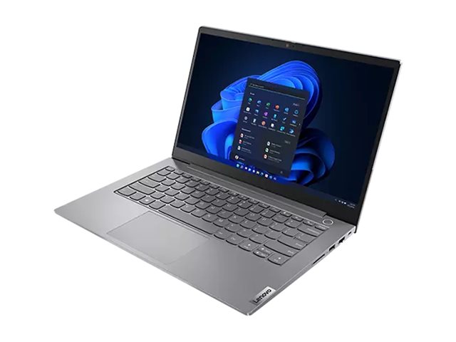 Lenovo ThinkBook 14 G4 ABA 21DK - Conception de charnière à 180 degrés - AMD Ryzen 3 - 5425U / jusqu'à 4.1 GHz - Win 11 Pro - Radeon Graphics - 8 Go RAM - 256 Go SSD NVMe - 14" IPS 1920 x 1080 (Full HD) - Gigabit Ethernet - Wi-Fi 6 - gris minéral - clavier : R.-U. - 21DK0007UK - Ordinateurs portables