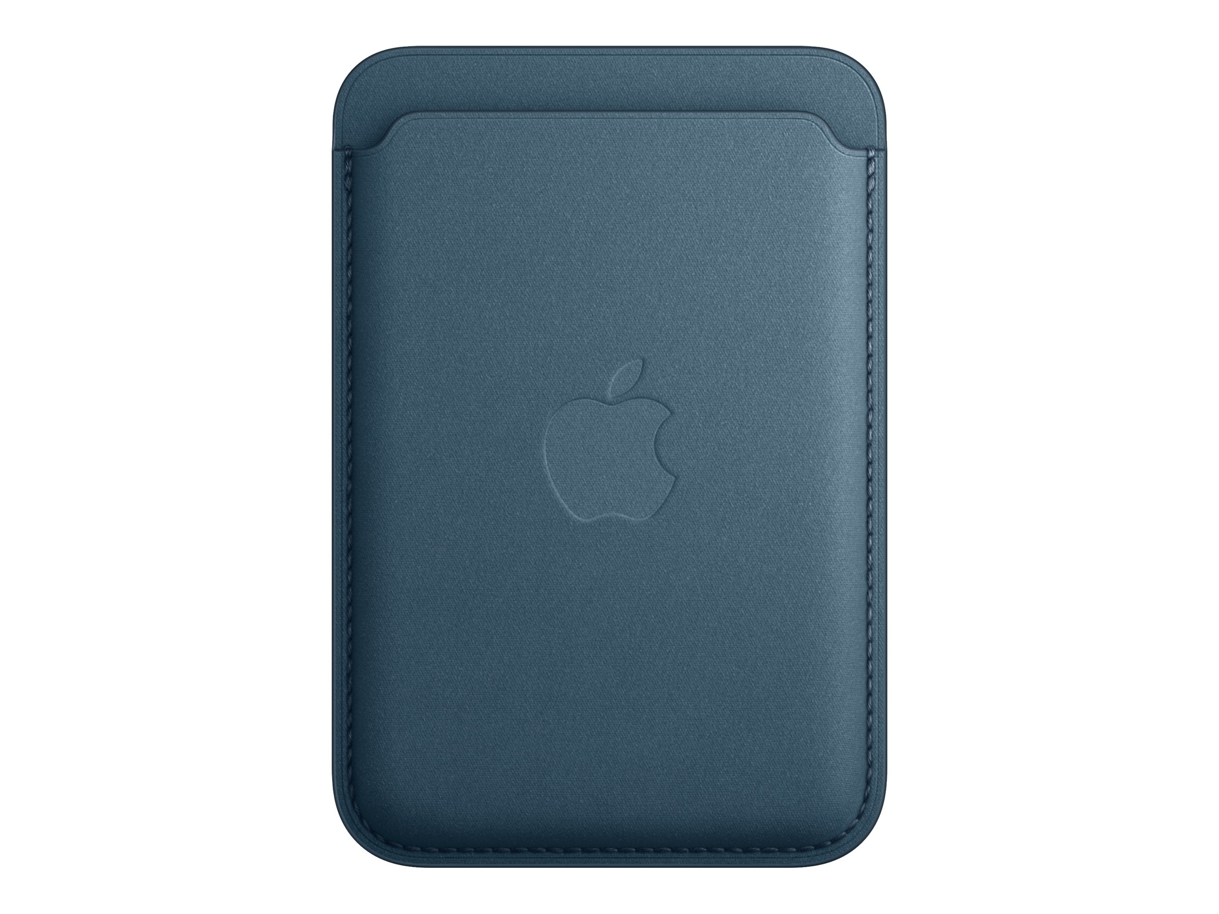 Apple - Portefeuille pour téléphone portable / carte de crédit - compatibilité avec MagSafe - tissu fin - bleu Pacifique - MT263ZM/A - Coques et étuis pour téléphone portable