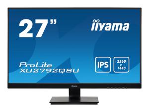 iiyama ProLite XU2792QSU-B1 - Écran LED - 27" - 2560 x 1440 QHD @ 70 Hz - IPS - 350 cd/m² - 1000:1 - 5 ms - HDMI, DVI, DisplayPort - haut-parleurs - noir - XU2792QSU-B1 - Écrans d'ordinateur