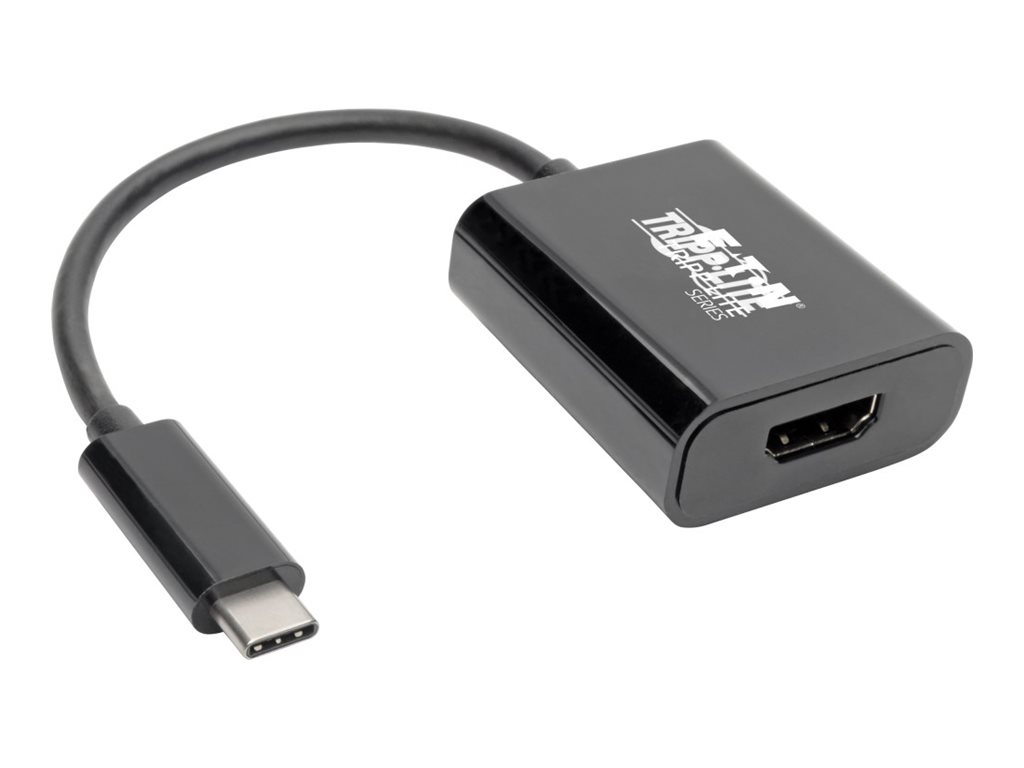 Eaton Tripp Lite Series USB C to HDMI Adapter Converter M/F 4K USB Type C to HDMI Black USB Type C, Thunderbolt 3 Compatible - Adaptateur vidéo externe - USB-C 3.1 - HDMI - noir - U444-06N-HDB-AM - Adaptateurs vidéo grand public