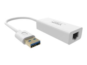 Vision TC-USBETH - Adaptateur réseau - USB 3.0 - Gigabit Ethernet x 1 - blanc - TC-USBETH - Cartes réseau USB