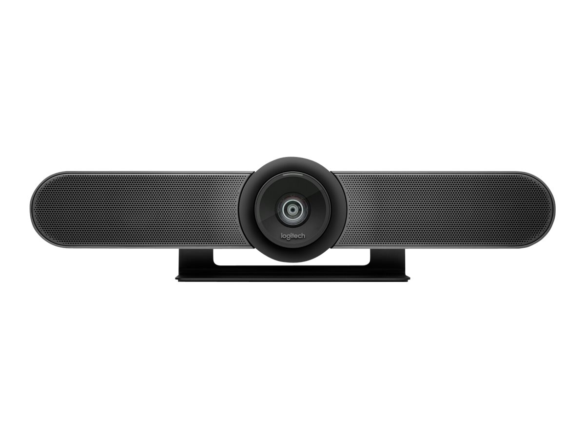 Logitech MeetUp - Caméra pour conférence - panoramique / inclinaison - couleur - 3840 x 2160 - audio - sans fil - Bluetooth LE / NFC - USB 3.0 - MJPEG - 960-001102 - Audio et visioconférences