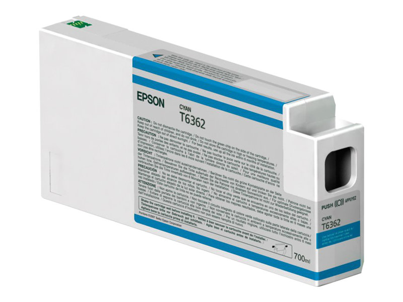 Epson UltraChrome HDR - 700 ml - cyan - original - cartouche d'encre - pour Stylus Pro 7700, Pro 7890, Pro 7900, Pro 9700, Pro 9890, Pro 9900, Pro WT7900 - C13T636200 - Cartouches d'imprimante