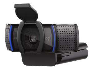 Caméra Web Logitech HD Pro C920S - Webcam - couleur - 1920 x 1080 - audio - USB - 960-001252 - Webcams