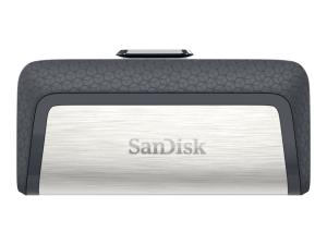 SanDisk Ultra Dual - Clé USB - 32 Go - USB 3.1 / USB-C - SDDDC2-032G-G46 - Lecteurs flash