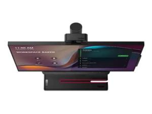 Lenovo ThinkSmart View Plus - Kit de vidéo-conférence (camera, système de calcul, Stylet Viewplus) - avec 3 ans de support Lenovo Premier + première année de maintenance - noir - 12CN0002FR - Audio et visioconférences