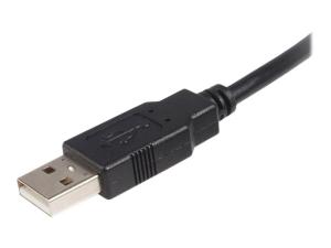 StarTech.com Câble USB 2.0 A vers B de 3 m - Cordon USB A vers USB B - M/M - Câble USB - USB (M) pour USB type B (M) - USB 2.0 - 3 m - noir - USB2HAB3M - Câbles USB