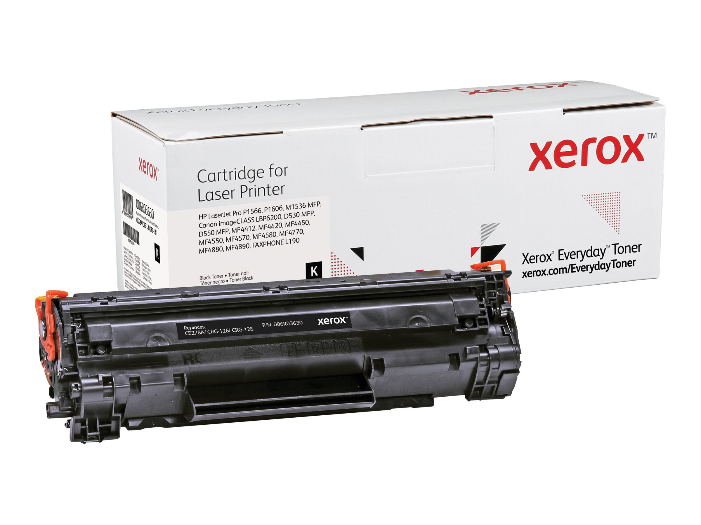 Everyday - Noir - compatible - cartouche de toner (alternative pour : Canon CRG-126, Canon CRG-128, HP CE278A) - pour Canon ImageCLASS MF4750; i-SENSYS FAX-L150, L410, LBP6230, MF4730, MF4750, MF4870, MF4890 - 006R03630 - Cartouches de toner