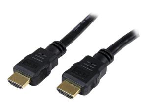 StarTech.com Câble HDMI haute vitesse Ultra HD 4K x 2K de 3m - Cordon HDMI vers HDMI - Mâle / Mâle - Noir - Plaqués or - Câble HDMI - HDMI mâle pour HDMI mâle - 3 m - blindé - noir - pour P/N: 45PATCH25WH, DK30CH2DPPDU, DK30CHDPPDUE, ST12MHDLAN2K, ST12MHDLAN2R, SV565HDIP - HDMM3M - Accessoires pour systèmes audio domestiques