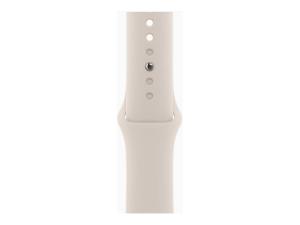 Apple Watch Series 9 (GPS + Cellular) - 41 mm - aluminium droit - montre intelligente avec bande sport - fluoroélastomère - droit - taille du bracelet : M/L - 64 Go - Wi-Fi, LTE, UWB, Bluetooth - 4G - 32.1 g - MRHP3QF/A - Montres intelligentes