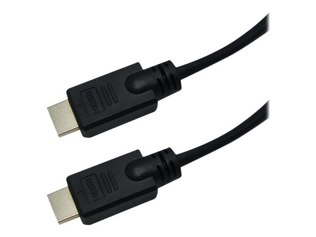 Neklan - Câble HDMI - HDMI mâle pour HDMI mâle - 10 m - noir - support 4K - 2061796 - Accessoires pour systèmes audio domestiques