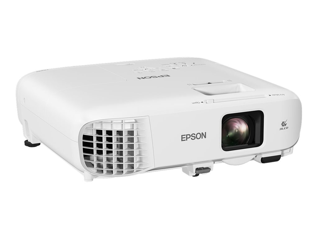 Epson EB-992F - Projecteur 3LCD - 4000 lumens (blanc) - 4000 lumens (couleur) - Full HD (1920 x 1080) - 16:9 - 1080p - sans fil 802.11n/LAN/Miracast - blanc - V11H988040 - Projecteurs numériques