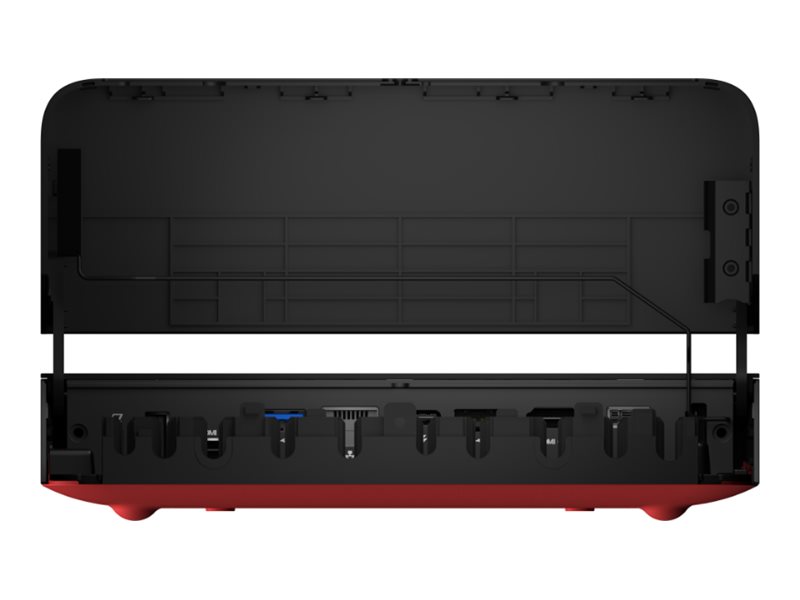 Lenovo ThinkSmart Core - Controller Kit - kit de vidéo-conférence (console d'écran tactile, système de calcul) - avec 3 ans de support Lenovo Premier + première année de maintenance - Certifié pour Zoom Rooms - noir corbeau, rouge (couvercle inférieur) - 11LT0006FR - Audio et visioconférences