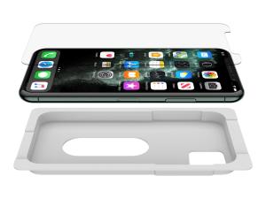 Belkin InvisiGlass Ultra - Protection d'écran pour téléphone portable - verre - pour Apple iPhone 11 Pro, X, XS - F8W940ZZ-AM - Accessoires pour téléphone portable