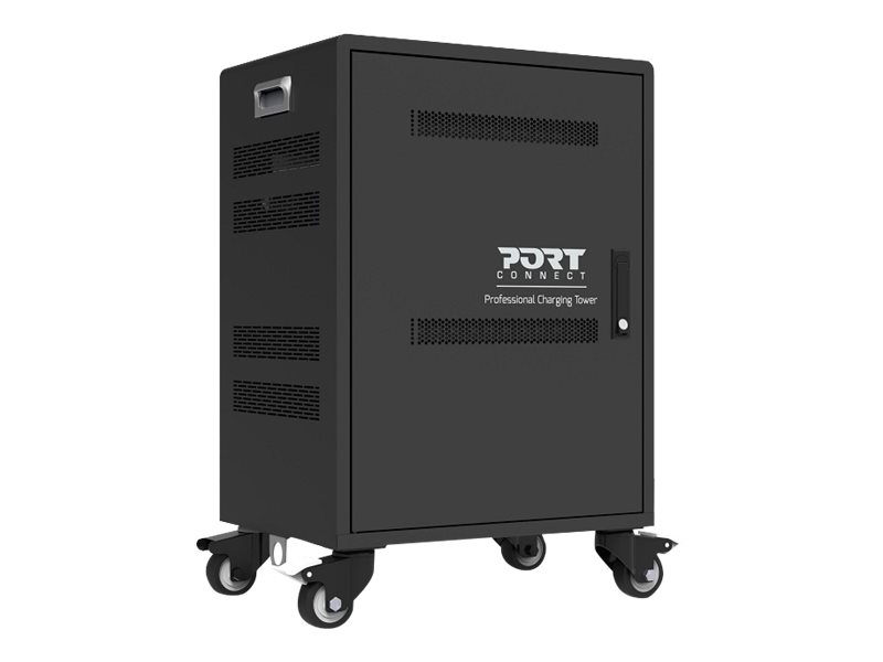 PORT Connect Charging Cabinet - Chariot (support uniquement) - pour 20 tablettes / 1 notebook - verrouillable - sortie : 5 V - 901958 - Chariots