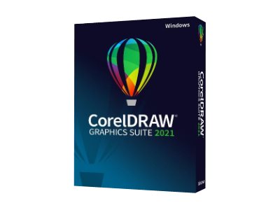 CorelDRAW Graphics Suite 2021 - Version boîte - Win - français, hollandais - CDGS2021FRNLDP - Graphisme et retouche photographique