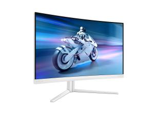 Philips Evnia 5000 27M2C5501 - Écran LED - jeux - incurvé - 27" - 2560 x 1440 QHD @ 180 Hz - Fast VA - 5000:1 - HDR10 - 0.5 ms - 2xHDMI, DisplayPort - blanc - 27M2C5501/00 - Écrans d'ordinateur