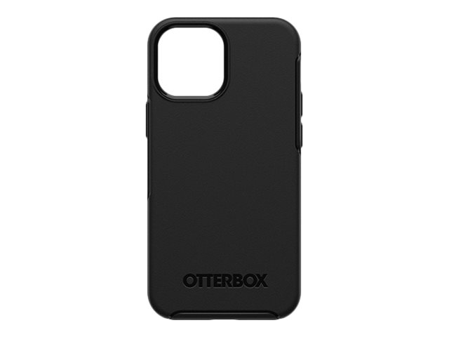 OtterBox Symmetry Series+ - Coque de protection pour téléphone portable - compatibilité avec MagSafe - polycarbonate, caoutchouc synthétique, 50 % de plastique recyclé - noir - pour Apple iPhone 13 mini - 77-84824 - Coques et étuis pour téléphone portable