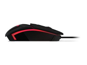 Acer Nitro Mouse (NMW120) - Souris - optique - 8 boutons - filaire - USB - noir - GP.MCE11.01R - Souris